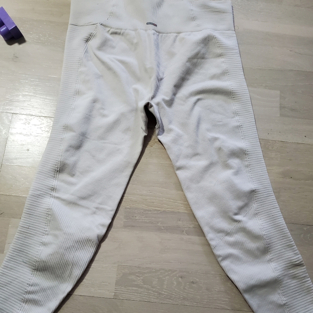 Aerie Ribbed Active Leggings Size Large